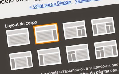 Como escolher um bom layout de blog